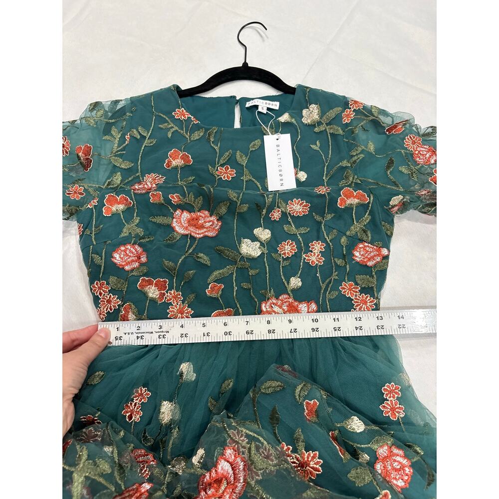 Baltic Born Duchess Tulle Dress Jade Garden Womens S NWT - Picture 8 of 14